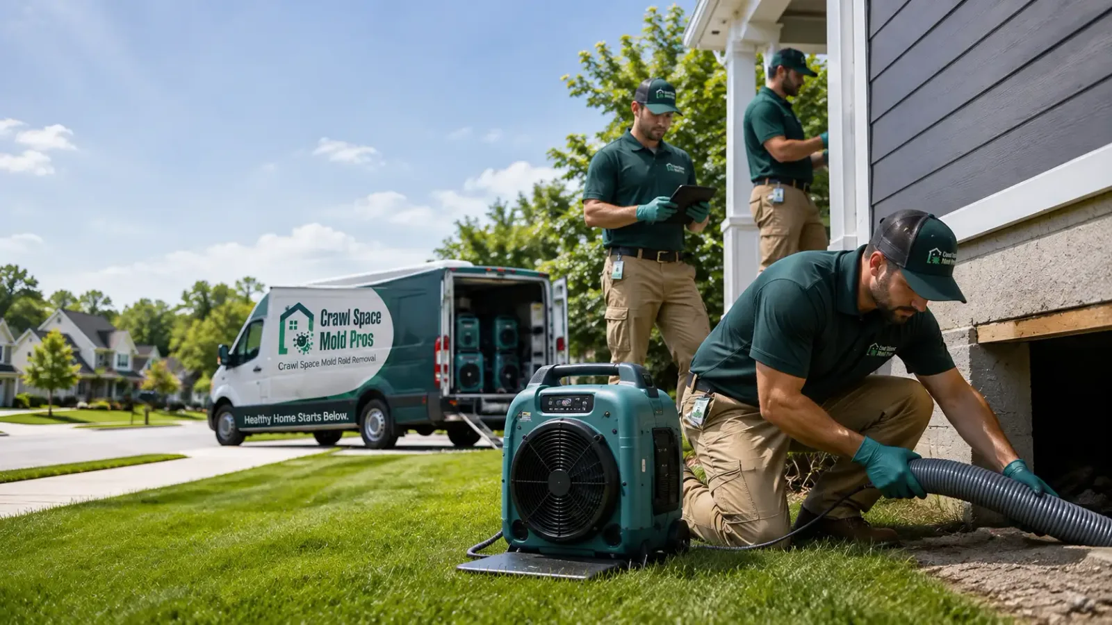 Crawl Space Mold Removal in Penn Valley, CA